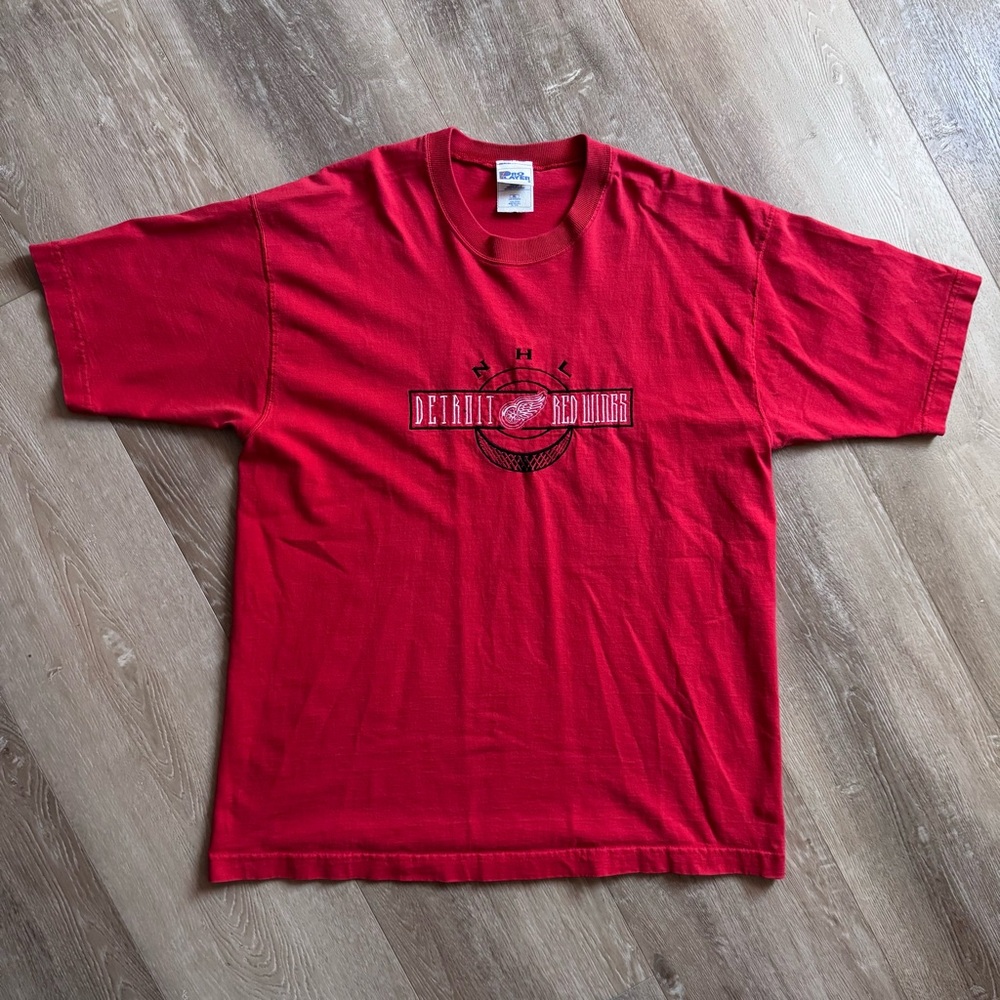 Vintage Pro Player Detroit Red Wings Men’s Shirt Size XL Red